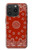 S3355 赤バンダナパターン Bandana Red Pattern iPhone 15 Pro バックケース、フリップケース・カバー
