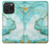 S3399 緑の大理石のグラフィックプリント Green Marble Graphic Print iPhone 15 Pro バックケース、フリップケース・カバー