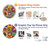 S3409 正方形の同心円 Squares Concentric Circles iPhone 15 Pro バックケース、フリップケース・カバー