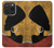 S3453 アフリカの女王ネフェルティティ African Queen Nefertiti Silhouette iPhone 15 Pro バックケース、フリップケース・カバー