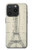 S3474 エッフェル建築図面 Eiffel Architectural Drawing iPhone 15 Pro バックケース、フリップケース・カバー