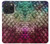 S3539 人魚の鱗 Mermaid Fish Scale iPhone 15 Pro バックケース、フリップケース・カバー