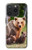 S3558 くまの家族 Bear Family iPhone 15 Pro バックケース、フリップケース・カバー