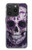 S3582 紫の頭蓋骨 Purple Sugar Skull iPhone 15 Pro バックケース、フリップケース・カバー