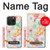 S3705 パステルフローラルフラワー Pastel Floral Flower iPhone 15 Pro バックケース、フリップケース・カバー