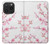 S3707 ピンクの桜の春の花 Pink Cherry Blossom Spring Flower iPhone 15 Pro バックケース、フリップケース・カバー