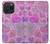 S3710 ピンクのラブハート Pink Love Heart iPhone 15 Pro バックケース、フリップケース・カバー