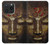 S3874 ブッダフェイスオームシンボル Buddha Face Ohm Symbol iPhone 15 Pro バックケース、フリップケース・カバー