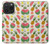 S3883 フルーツ柄 Fruit Pattern iPhone 15 Pro バックケース、フリップケース・カバー