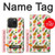S3883 フルーツ柄 Fruit Pattern iPhone 15 Pro バックケース、フリップケース・カバー