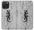 S2446 木材のヤモリ グラフィックプリント Gecko Wood Graphic Printed iPhone 15 Pro Max バックケース、フリップケース・カバー
