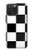 S2492 黒と白のチェッカーボード Black and White Check iPhone 15 Pro Max バックケース、フリップケース・カバー