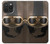 S2645 ヴィンテージブラウンゴーグルオートバイヘルメット Vintage Brown Goggles Motorcycle Helmet iPhone 15 Pro Max バックケース、フリップケース・カバー