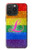 S2900 レインボーLGBTレズビアンプライド旗 Rainbow LGBT Lesbian Pride Flag iPhone 15 Pro Max バックケース、フリップケース・カバー