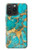 S2906 アクアターコイズ宝石グラフィックプリント Aqua Turquoise Stone iPhone 15 Pro Max バックケース、フリップケース・カバー