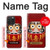 S3023 ダルマ Japan Good Luck Daruma Doll iPhone 15 Pro Max バックケース、フリップケース・カバー