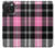 S3091 ピンクの模様のパターン Pink Plaid Pattern iPhone 15 Pro Max バックケース、フリップケース・カバー