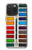 S3243 水彩絵の具セット Watercolor Paint Set iPhone 15 Pro Max バックケース、フリップケース・カバー