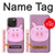 S3269 豚の漫画 Pig Cartoon iPhone 15 Pro Max バックケース、フリップケース・カバー