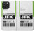 S3664 航空会社の旅行手荷物ラベル Airline Travel Luggage Label iPhone 15 Pro Max バックケース、フリップケース・カバー