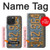 S3750 ヴィンテージ車のナンバープレート Vintage Vehicle Registration Plate iPhone 15 Pro Max バックケース、フリップケース・カバー
