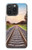S3866 鉄道直線線路 Railway Straight Train Track iPhone 15 Pro Max バックケース、フリップケース・カバー