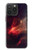 S3897 赤い星雲の宇宙 Red Nebula Space iPhone 15 Pro Max バックケース、フリップケース・カバー
