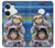 S3915 アライグマの女子 赤ちゃんナマケモノ宇宙飛行士スーツ Raccoon Girl Baby Sloth Astronaut Suit OnePlus Nord 3 バックケース、フリップケース・カバー