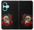 S3753 ダークゴシックゴススカルローズ Dark Gothic Goth Skull Roses OnePlus Nord CE3 バックケース、フリップケース・カバー