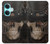 S3852 スチームパンクな頭蓋骨 Steampunk Skull OnePlus Nord CE3 バックケース、フリップケース・カバー