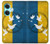 S3857 平和鳩 ウクライナの旗 Peace Dove Ukraine Flag OnePlus Nord CE3 バックケース、フリップケース・カバー