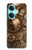 S3927 コンパスクロックゲージスチームパンク Compass Clock Gage Steampunk OnePlus Nord CE3 バックケース、フリップケース・カバー