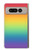 S3698 LGBTグラデーションプライドフラグ LGBT Gradient Pride Flag Google Pixel Fold バックケース、フリップケース・カバー