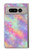 S3706 パステルレインボーギャラクシーピンクスカイ Pastel Rainbow Galaxy Pink Sky Google Pixel Fold バックケース、フリップケース・カバー