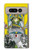 S3739 タロットカード戦車 Tarot Card The Chariot Google Pixel Fold バックケース、フリップケース・カバー