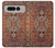 S3813 ペルシャ絨毯の敷物パターン Persian Carpet Rug Pattern Google Pixel Fold バックケース、フリップケース・カバー