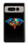 S3842 抽象的な カラフルな ダイヤモンド Abstract Colorful Diamond Google Pixel Fold バックケース、フリップケース・カバー