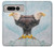 S3843 白頭ワシと氷 Bald Eagle On Ice Google Pixel Fold バックケース、フリップケース・カバー