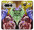 S3914 カラフルな星雲の宇宙飛行士スーツ銀河 Colorful Nebula Astronaut Suit Galaxy Google Pixel Fold バックケース、フリップケース・カバー
