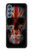 S3848 イギリスの旗の頭蓋骨 United Kingdom Flag Skull Samsung Galaxy M34 5G バックケース、フリップケース・カバー