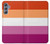 S3887 レズビアンプライドフラッグ Lesbian Pride Flag Samsung Galaxy M34 5G バックケース、フリップケース・カバー