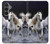 S0246 白馬 White Horse Samsung Galaxy S23 FE バックケース、フリップケース・カバー