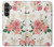 S1859 ローズ柄 Rose Pattern Samsung Galaxy S23 FE バックケース、フリップケース・カバー