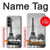 S2350 古いパリエッフェル塔 Old Paris Eiffel Tower Samsung Galaxy S23 FE バックケース、フリップケース・カバー