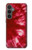 S2480 赤絞り染め Tie Dye Red Samsung Galaxy S23 FE バックケース、フリップケース・カバー