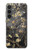 S2664 黒開花アーモンドの木 フィンセント・ファン・ゴッホ Black Blossoming Almond Tree Van Gogh Samsung Galaxy S23 FE バックケース、フリップケース・カバー