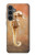 S2674 タツノオトシゴスケルトン化石 Seahorse Skeleton Fossil Samsung Galaxy S23 FE バックケース、フリップケース・カバー