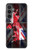 S2936 英国旗地図 UK British Flag Map Samsung Galaxy S23 FE バックケース、フリップケース・カバー