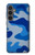 S2958 陸軍青迷彩 Army Blue Camo Camouflage Samsung Galaxy S23 FE バックケース、フリップケース・カバー
