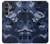 S2959 海軍迷彩 Navy Blue Camo Camouflage Samsung Galaxy S23 FE バックケース、フリップケース・カバー